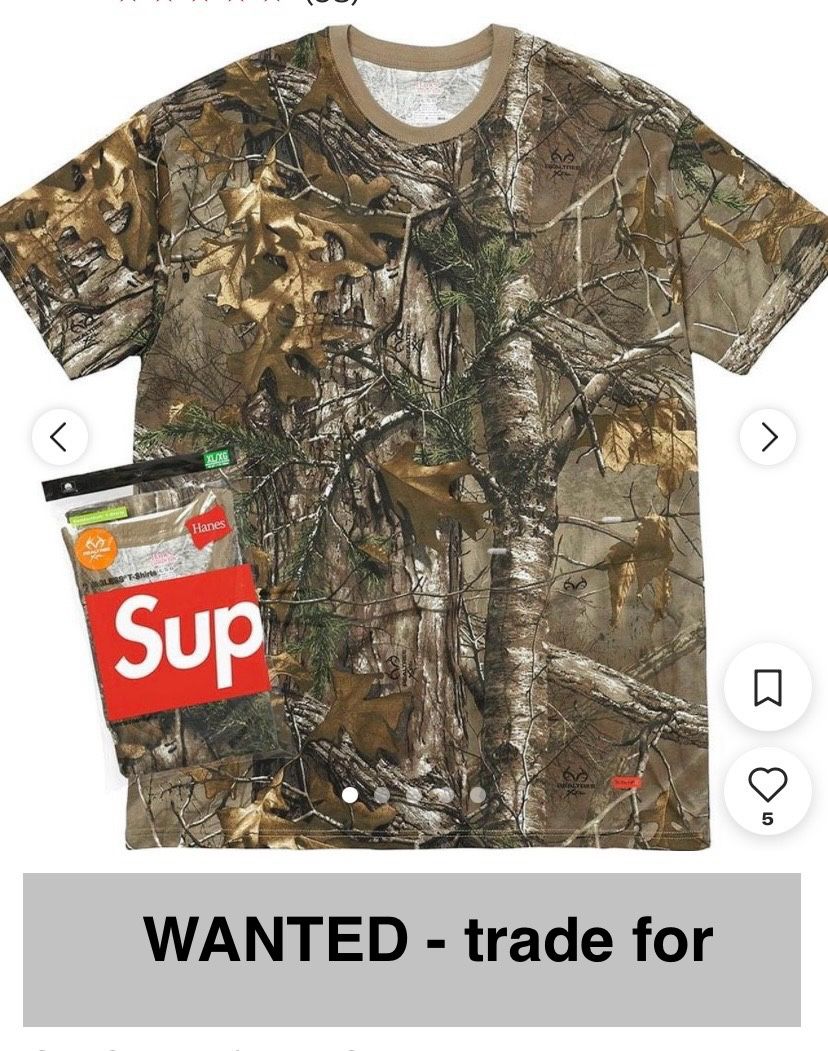 Supreme Real Tree Hanes X T-Shirts ( WANTED )