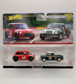 Hot Wheels Premium Car Culture Morris Mini 2-Pack