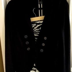 White House Black Market Black Dress Jacket