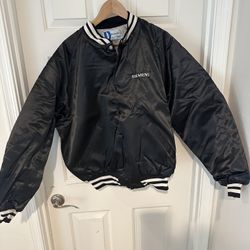 80’s Style Satin Jacket Made In USA