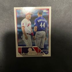 Mike Trout And Julio Rodriguez 2023 Topps #US132