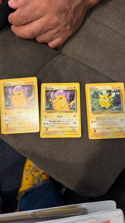 Pikachu Pokémon cards