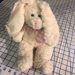 All Mine Cream Color Plush Bunny 