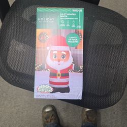 3.5 Ft Lighted Santa Air Blown Lights