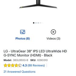 LG Ultragear 38 Inches