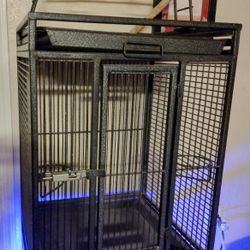 Well Built Bird Cage / No Perches / Frame Rolls