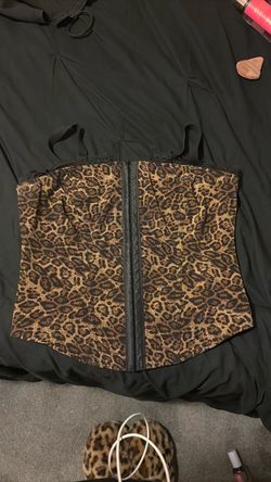 Cheetah print Corset