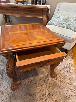 Antique style living room furniture
