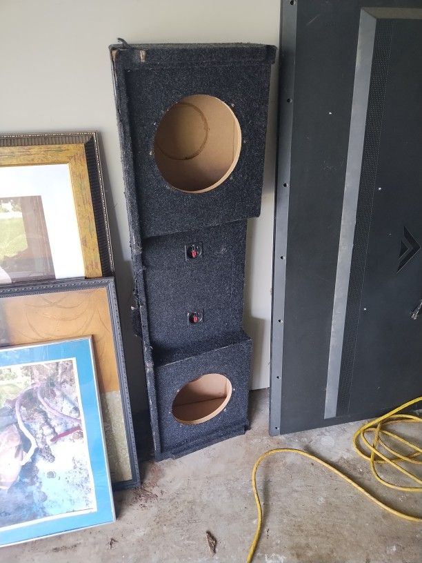 10" Subs Truck Box fits under rear seats