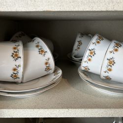 Cups And Saucers And Glassware 