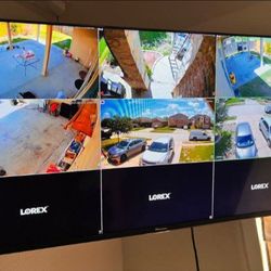 6 Camaras De Seguridad - 6 CCTV Security Cameras With Recorder ❗️INSTALLED❗️INSTALADAS 💯