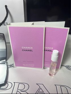 Chanel Chance Eau tendre (4) travel samples + double miroir for