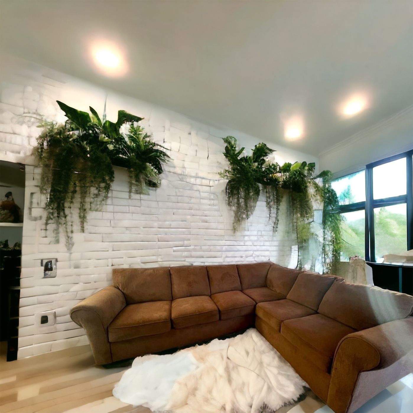 Brown Sectional Couch