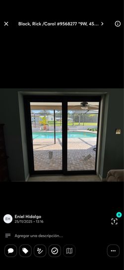 Impact sliding door.