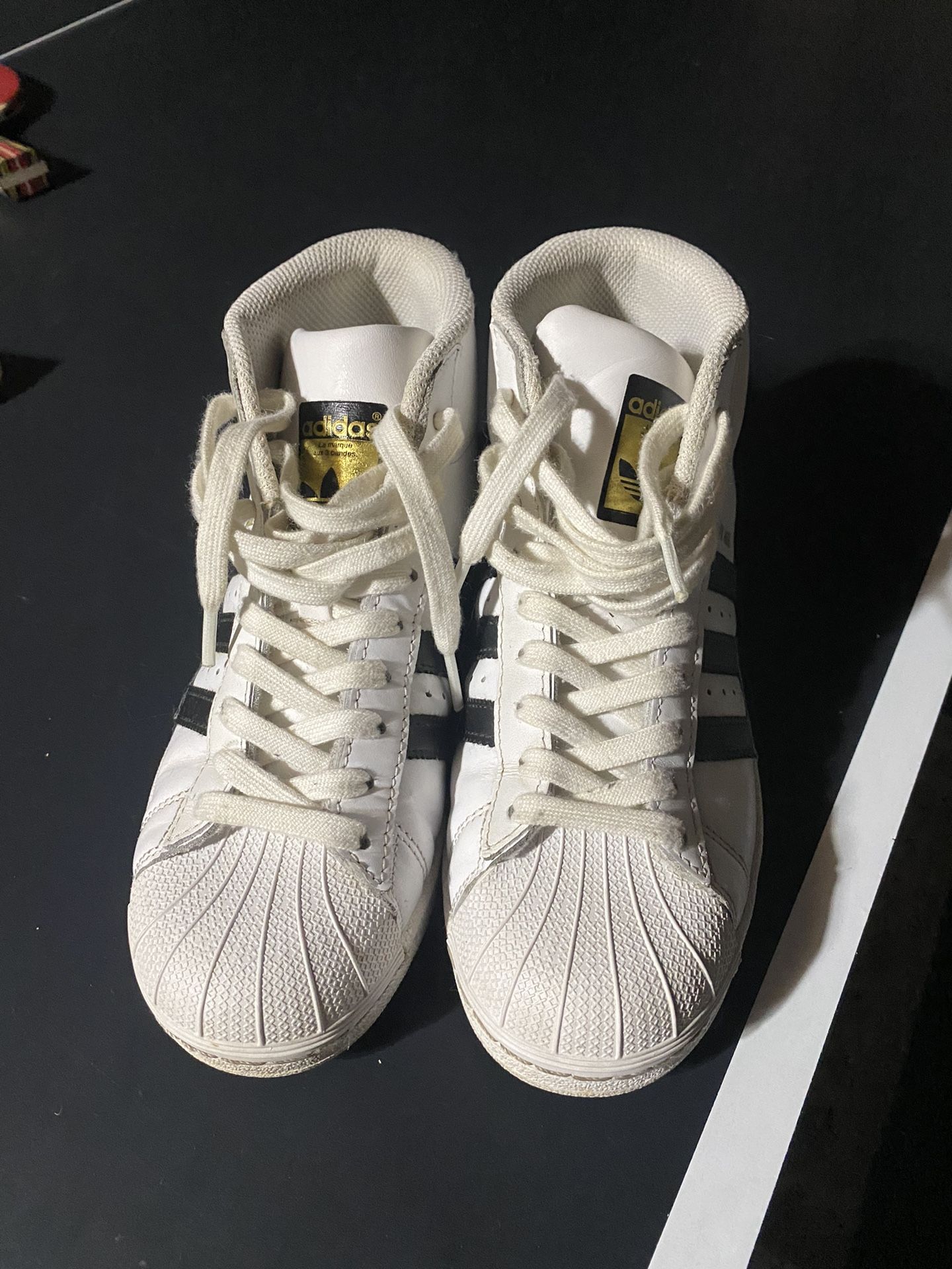 Adidas Superstar High Top Shoes