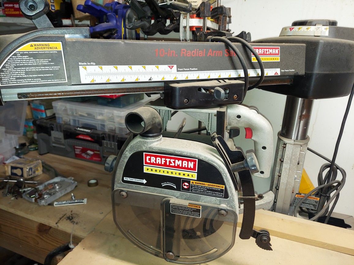 Craftsman 10in Radial Arm Saw