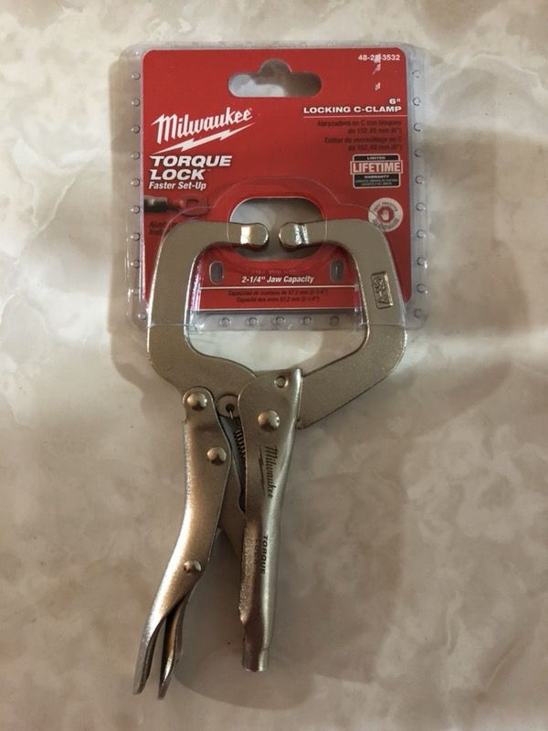 MILWAUKEE 6” LOCKING CCLAMP for Sale in North Brunswick Township, NJ