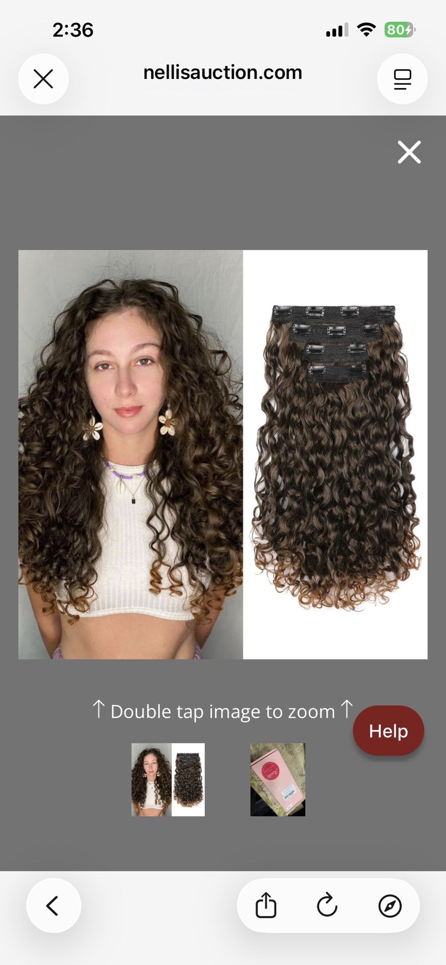 REECHO Curly Hair Extensions - 4PCS 18" GoGo Curly Clip In Hair Extensions 100% Super Protein Hairpieces With Invisible Lace Weft Silky Soft Natural L