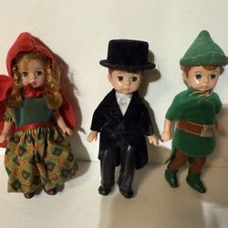 Madame Alexander McDonalds Happy Meal Toys Miniature Dolls Sleepy Eyes Lot of 5
