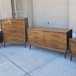 Mid Century Dresser Set 