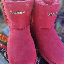 Juicy Coutre Boots Size 6 Pink