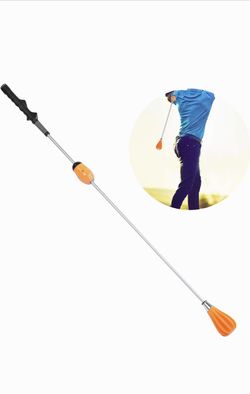 Swing Practicing Stick, High Strength Practice Rods Alignment Sticks Light Weight High Tensile Strength for Golfer for Training (Orange)