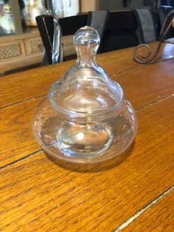 Vintage jar with lid