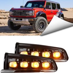 Ford Bronco LED Front Bumper Fog Lights