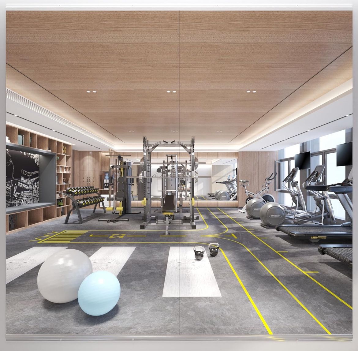 Yarnuwa 63X24 2Pack Large Home Gym Mirror