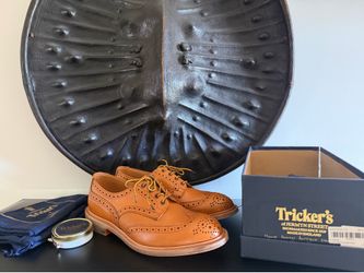 JUNYA WATANABE  X Tricker's Brogue Trim Lace-Up Derby Shoes