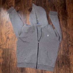 Polo Ralph Lauren Gray Zip-Up Hoodie
