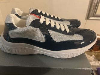 Men’s designer sneakers (Dark Blue and White) Eur size 46(US size