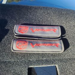 DODGE VIPER SEAT BELT COVERS