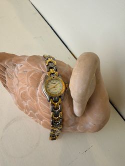 Vintage Eurotech Quartz Women's Two-Tone Bracelet Watch