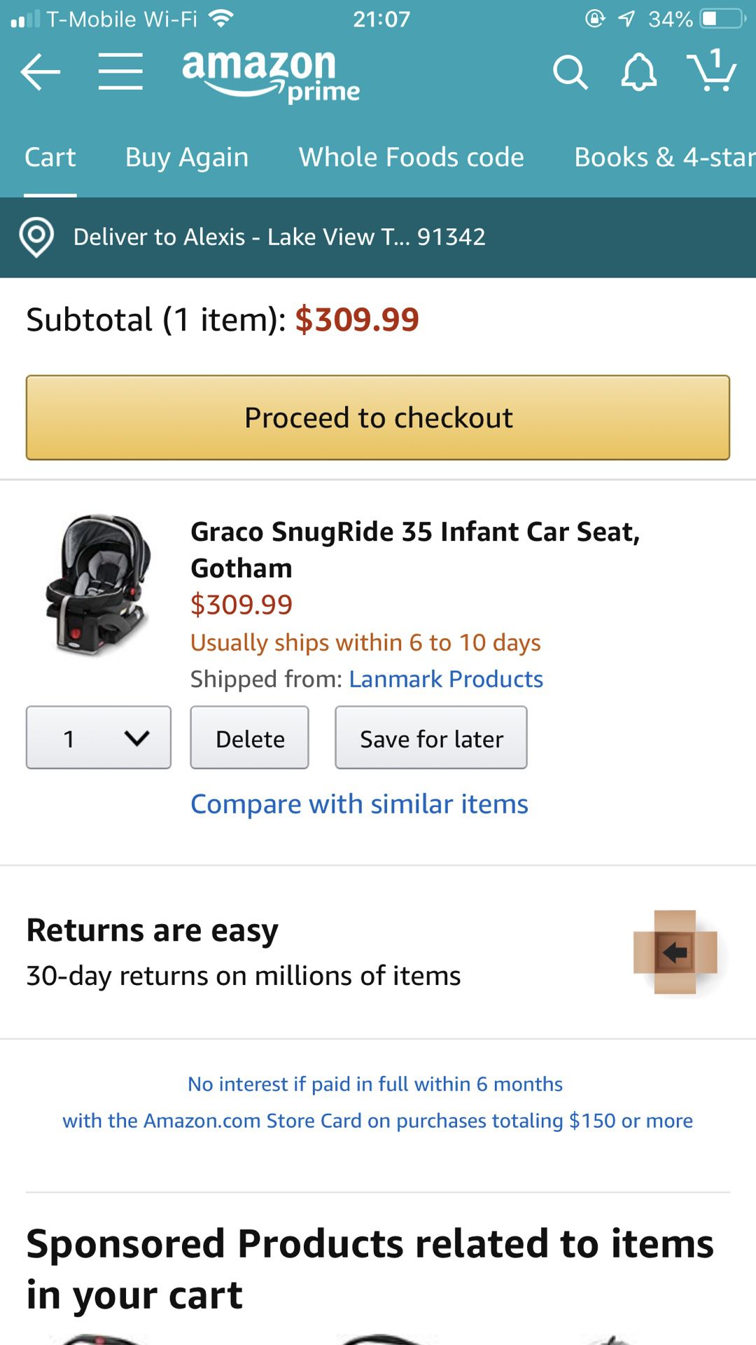 Graco SnugRide 35 Infant Car Seat w/ Base