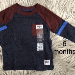Baby Boy Long Sleeve Shirt 6M