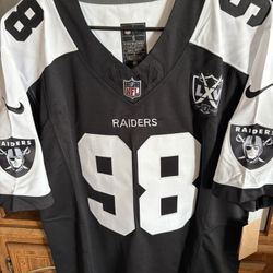 Las Vegas Raiders #98 Crosby Jersey Size Small & Medium