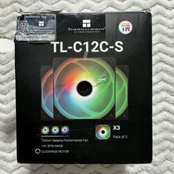 Thermalright TL-C12C-S Computer Fans set of 3x ARBG