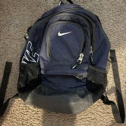 blue backpack