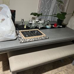 Table With Bench And 2 Chairs
