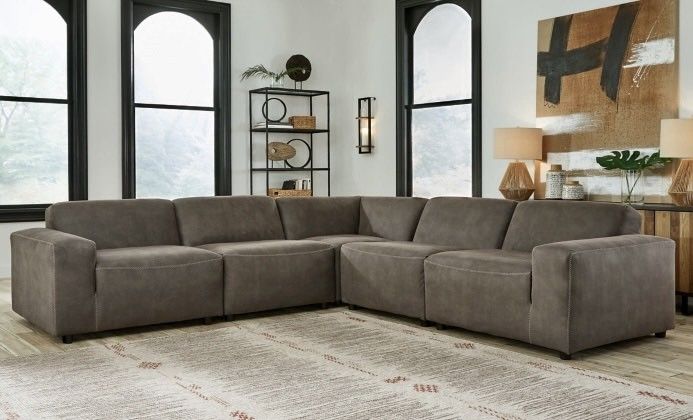👋 SALE 👋 Brand New Ashley  ~ Allena 5 Pc Sectional | Brown