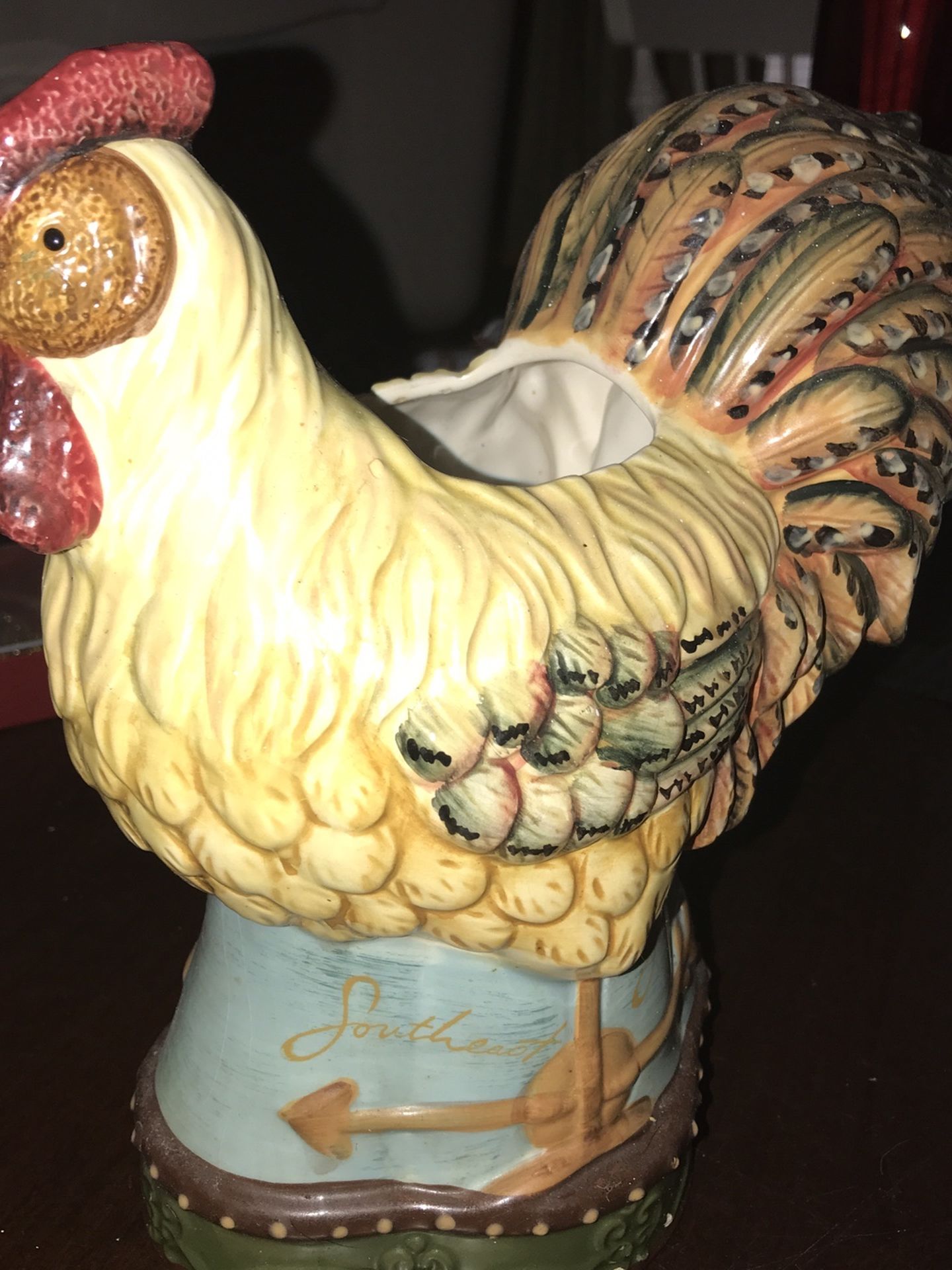 Rooster Flower Pot