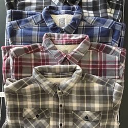 Button Up Flannel Sweater Coat Jacket 3XL New With Tag $30 Each or 2 for $50