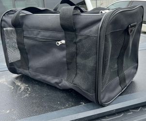 Cat or small animal carrier ( no tears and zipper works perfectly, disinfected and washed)