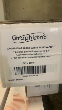 White gloss fleet wrap