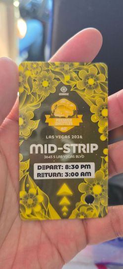 EDC mid-strip premier shuttle pass Sunday