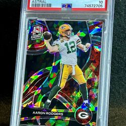 2022 Spectra 💥 Aaron Rodgers 💥 Astral Prizm 16/40 PSA 10 💎 Mint - Green Bay Packers / New York Jets