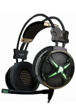 WeIM Gaming Headset Virgo M60 (Black) - Surround Gaming Headset for PC, USB Connector, Intelligent Vibration, Voice Changer, Strong bass, Flexible Sen