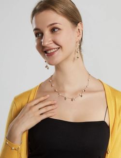 Wow 🤩 necklace, earring and bracelet Beautiful set ❤️