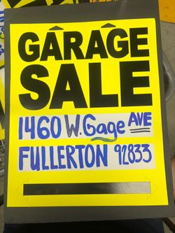 Garage sale-Two more hours
